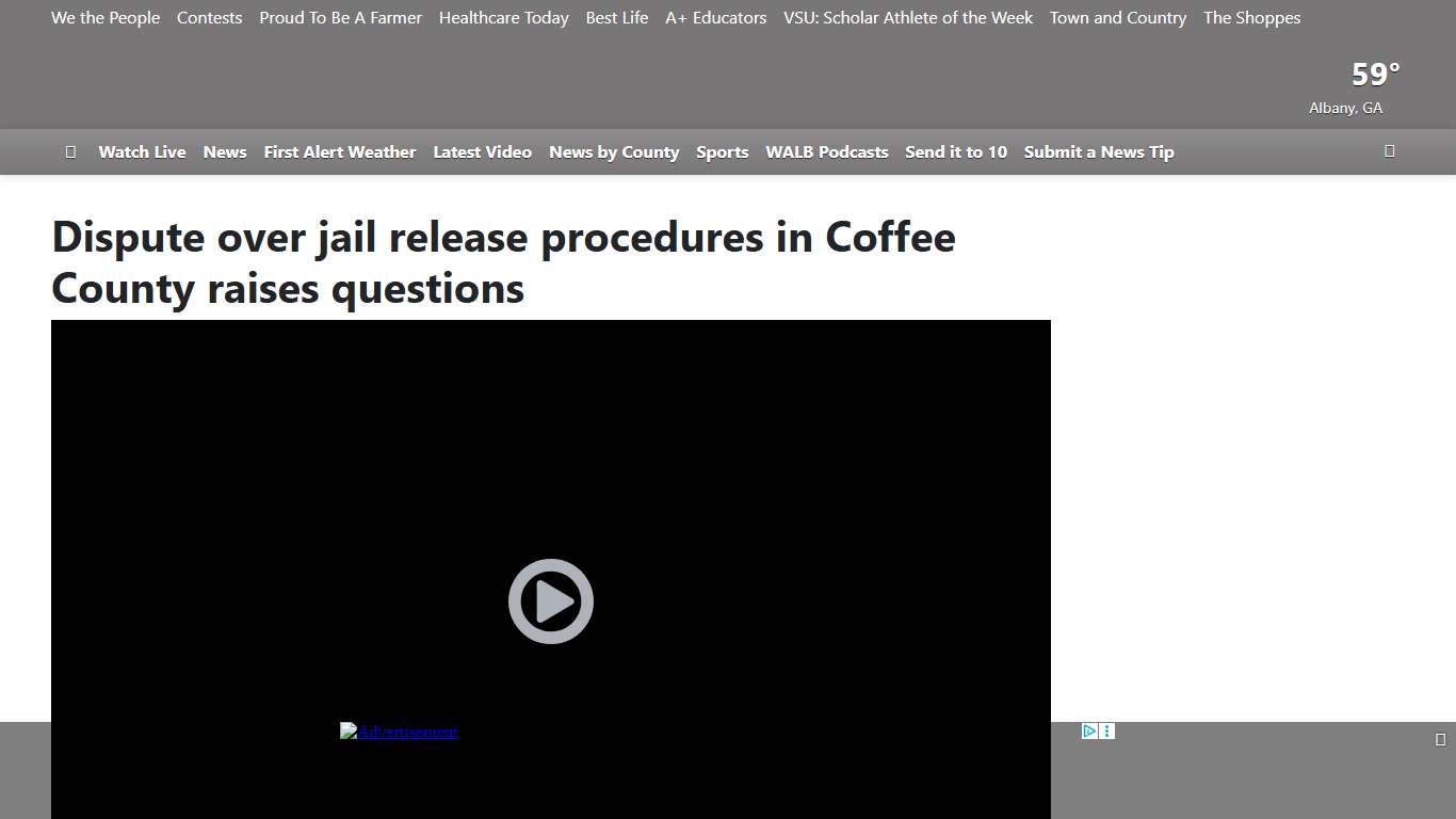 Dispute over jail release procedures in Coffee County raises questions